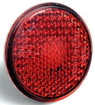 Catadioptre rond, 55mm, rouge 