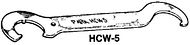PT HCW-5 Chiave gancio/gancio 