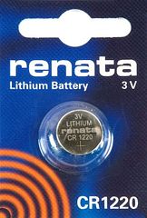 Batteria, litio CR1220, 3V 